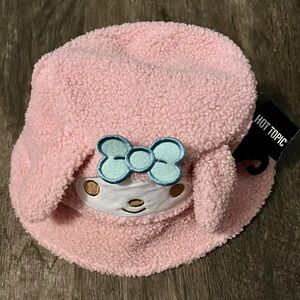 Sanrio Hello Kitty My Melody Sherpa Bucket Hat